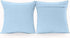 NiNi Set of 2 Outdoor Waterproof Throw Pillow Covers - Decorative Farmhouse Cushion Cases for Patio 18x18 Inch, Light