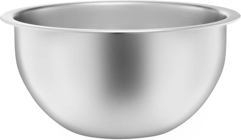 HIC Kitchen Mixing Bowl, Heavyweight 18/8 Stainless Steel, 6-Quart Capacity