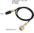 Soda Maker Tank Direct Adapter, 1.5M G1/2-14 CGA320 CO2 Tank Adapter Soda Hose Kit Accessories for Sodastream, Enjoy