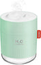 Green Portable Mini Humidifier, 500ml USB Desktop Cool Mist for Baby Bedroom, Travel, Home - Auto Shut-Off