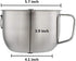 18/8 Stainless Steel Leak Proof Food Storage Container with Handle and Lid, Snack Bowl, Bento Lunch Box, Soup Bowl