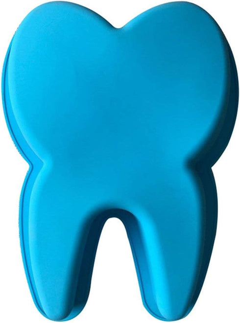 HiParty Tooth Cake Pan, Non-Stick Silicone Baking Mold for Cake, Bread, Mousse, Pie, Flan, Random Color
