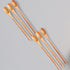 Rose Wood 8.5" Long Handle Coffee Tea Stirrer Mixing Spoons, Set of 6