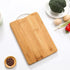 SINT Bamboo Cutting Boards with Juice Grooves, Thick Chopping Board for Meat, Easy Grip Handle