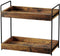 2-Tier Bathroom Counter Organizer, Wood Kitchen Countertop Spice Rack, Vanity Cosmetic Makeup