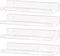 Weiai Clear Acrylic Shelf 15" Invisible Floating Wall Ledge Bookshelf, Kids Book