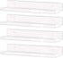 Weiai Clear Acrylic Shelf 15" Invisible Floating Wall Ledge Bookshelf, Kids Book
