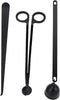 3 in 1 Candle Accessory Set with Wick Trimmer, Wick Dipper & Snuffer Extinguisher, Candle Gift Set for Candle Lovers