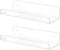 TONICE 2 Pack Acrylic Shelves for Wall 6in Floating Shelf Wall Mounted