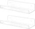 TONICE 2 Pack Acrylic Shelves for Wall 6in Floating Shelf Wall Mounted