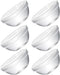 BESTonZON Small Glass Bowls Set, 6pcs 2.3 inch Mini Prep Pinch Bowls for Cooking, Small Kitchen Dessert Bowls
