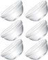 BESTonZON Small Glass Bowls Set, 6pcs 2.3 inch Mini Prep Pinch Bowls for Cooking, Small Kitchen Dessert Bowls