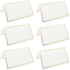 50 Pack Tent Cards with Gold Foil Border for Weddings and Events, 2 x 3.5 Inches
