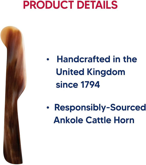 HIC Kitchen Caviar Spreader, Handcrafted Ankole Cow Horn, 5.75-Inch, UK Made