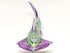 Hammer Shark Figurines - Hand Blown Glass Art Collectible Gift Home Decor (4", Green Yellow)