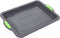 Luxshiny Sheet Cake Pan, Silicone Loaf Pan, Brownie Baking Pan, Rectangular Bakeware for Home Kitchen