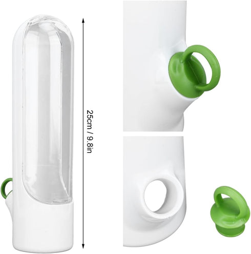 Lasting Refrigerator Herb Keeper,Fresh Herb Keeper Storage Container for Asparagus,Coriander,Mint,Keeps Greens and Vegetables Fresh