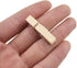 HAHIYO Wooden Clothes Pins, 60 Pack Small Clothespins, Sturdy Strong Springs for Laundry, DIY Craft