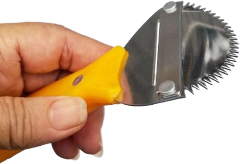 Fresh Coconut Grater Hand Scraper Shredder Grinder with Stainless Steel Blade for Meat, Vegetables, Fruits (1 pc)