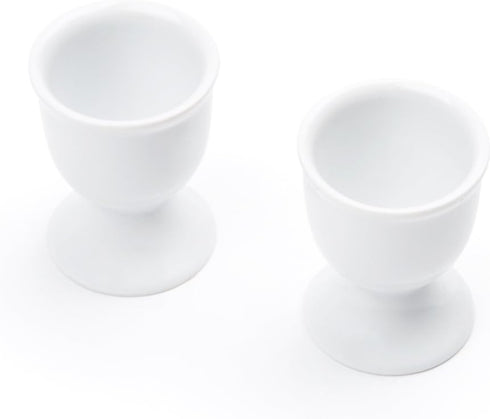 Porcelain Egg Cup, Fox Run 6227COM, White, 2.5 x 2 x 1.75 inches
