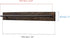 TANG SONG 3 PCS Rustic Wall Mounted Wood Sunglasses Storage Organizer Eyeglasses Holder for Office Desk Home Decor