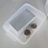 Rectangular Plastic Storage Organization Trays Baskets, Clear, 6-Pack
