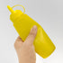 ICSTM 3 Nozzle Caps,250Ml/8.5Oz (250ML/8OZ) Pcs Plastic Squeeze Sauce Bottles with Reusable Squeeze Condiment Bottles