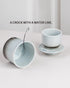 Counter, XELA Ceramic Butter Crock, French Butter Dish for Butter Keeper With Water Line for Spreadable Fresh Butter