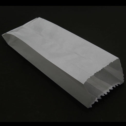 Butter Paper Covers Glassine Paper Pouches, 100 PCs Gussetted White Food Grade Storage Bags, Oil & Grease Resistant