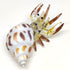 Seashell Hermit Crab Miniature Figurines Beach Animals Hand Blown Glass Art Collectible