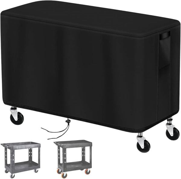 Outdoor Cart Cover for ELAFROS 550 lbs 2 Tier Plastic Utility Cart,
