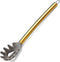 Gold Spaghetti Spoon, Berglander Non-stick Silicone Pasta Server with Titanium Gold Plating Handle