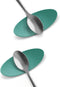 Carrotez Small Silicone Coffee Spoon Rest 2 Pcs, Flexible Spoon Holder for Kitchen Next to Coffee Maker