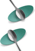 Carrotez Small Silicone Coffee Spoon Rest 2 Pcs, Flexible Spoon Holder for Kitchen Next to Coffee Maker