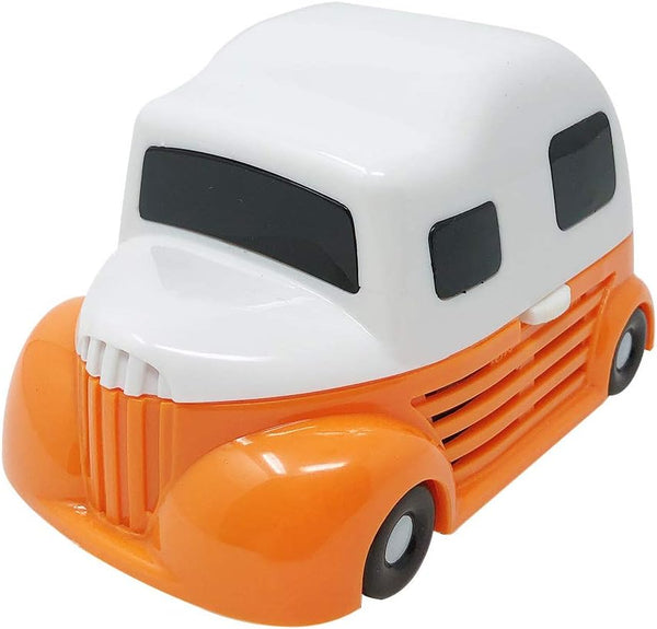 allydrew Cute Portable Mini Vacuum Cleaner for Home and Office, Orange Truck