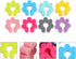 UPKOCH Flower Glass Markers, 16pcs Floral Wine Charms for Drink Markers, Silicone Flower Party Drink Charms