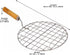 Sahishnu Online & Marketing Round Roasting Net with Cooking Tong,Papad Roaster, Roasting Pan,Wire Roaster,Roasting Net, Steel Cooking Tong,Chimata by Generic
