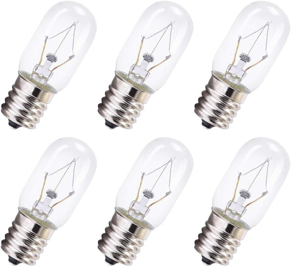 8206232A Microwave Light Bulb, T8 25W Appliance Light Bulb Replacement for 8206232A, 6Pack