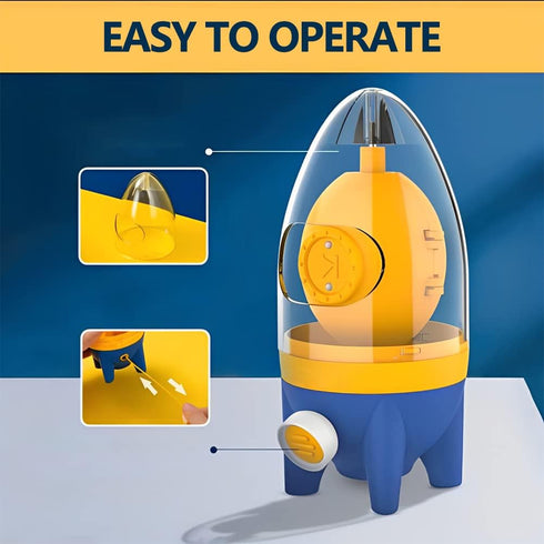 Egg Yolk Mixer with Pulling Rope, Egg Scrambl-er Shaker, Quick Golden Manual Egg Maker,Egg Homogenizer Manual Puller