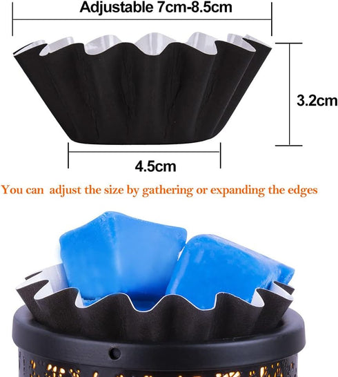 FANDOL Wax Melt Reusable & Leakproof Liners, Wax Tray for Electric Warmers and Candle Melters