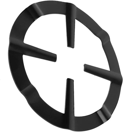 Haofy Stainless Iron Stove Support Rack, Cast Iron Wok Support, Black Coffee Pot Shelf for Gas Range Grate Support Stand