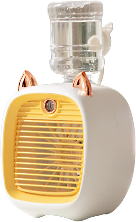Mini Air Cooler Fan | Portable 190ml Evaporative Mini Air Conditioner | 3 Speeds USB Rechargeable Personal Air Cooler