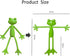 TNDCKP (5Pcs) Frog Plant Stand, Frog Plant Holder, Flower Pot Hugger Plant Climbing Fixture Clips, Cute & Stable