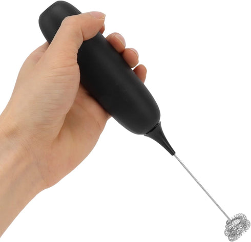 Handheld Milk Frother, Battery Operated Foam Maker, Egg Beater for Coffee, Latte, Hot Chocolate, Mini Drink Mixer