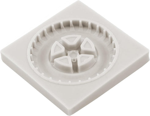 3D Round Tire Fondant Mold, Truck Wheel Silicone Mold for Cake Decorating, Cupcake Topper, Chocolate, Gum Paste Set of 1