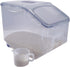 LOCK & LOCK Easy Essentials Food Lids (Flip-Top), BPA Free, 50.7 Cup for Rice, Clear Pantry Storage
