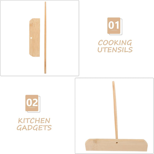 Pancake Spreader Kitchen Tools, Wooden Crepe Making Tool for Pancake Scraping
