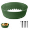 Kalekey Chicken Dust Bath Tub, Adjustable 25'' Chicken Dust Bath Contain Bottomless Design,