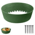 Kalekey Chicken Dust Bath Tub, Adjustable 25'' Chicken Dust Bath Contain Bottomless Design,