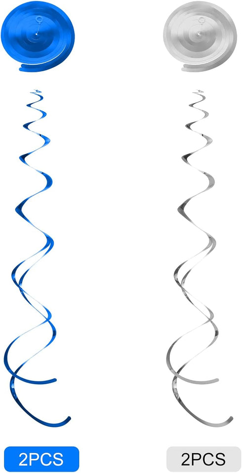 26 Pieces Airplane Hanging Swirl Decoration Hanging Swirls Supplies Cool Plane Hanging Swirl Streamers Aircraft Ceiling